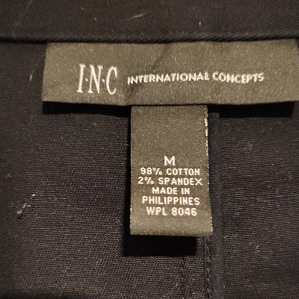 INC International Concepts Black Blazer - Picture 2 of 5